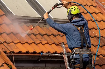 Démoussage et hydrofuge de toiture à Monmadalès